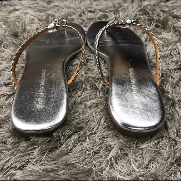 BADGLEY MISCHKA JEWELED SANDALS🎀 - Picture 3 of 6